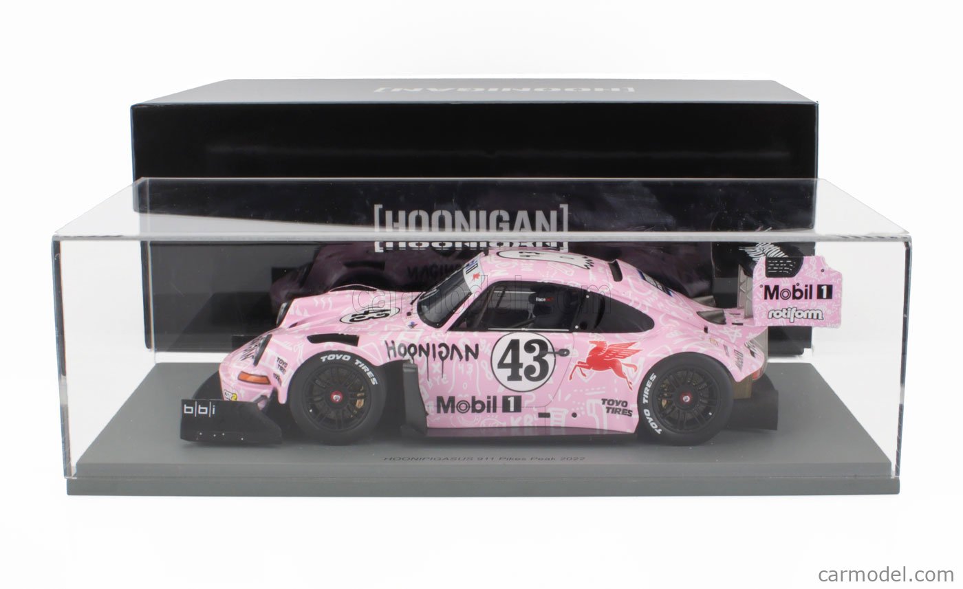 SPARK 1/64 HOONIPIGASUS 911 No.43 Pikes Peak 2022 Ken Block (Pre-venta, dic-ene)