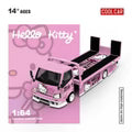 Cool Car 1:64 Hino H300 Flatbed Trailer - Hello Kitty Livery
