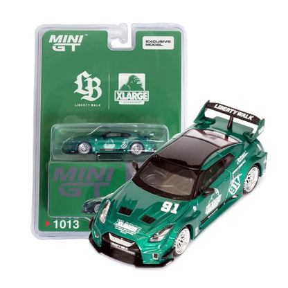 MINI GT x LBWK x X-LARGE Nissan LB-Silhouette 35GT-RR Green Japan Exclusive